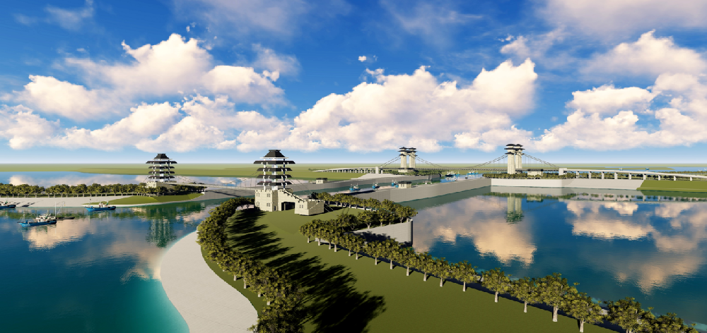 淮河入海水道二期工程淮安枢纽工程土建施工及设备安装